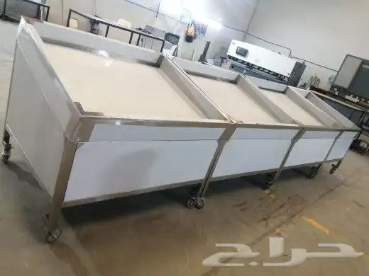 طاولات كبائن مطابخ مغاسل مجالي رفوف استيل 24