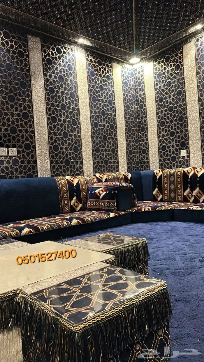 بيوت الشعر كنب ستائر انتريهات مودرن مجالس 5