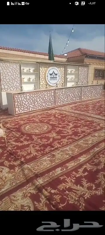 حفلات ومناسبات وتأجير كراسي ملكي وفراشات ملكي وطاولات ضيافه 0