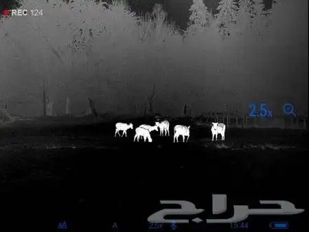 درابيل حراريه ليليه تركب ع السلاح ويدوي يوضح 4 كيلو في الليل 25