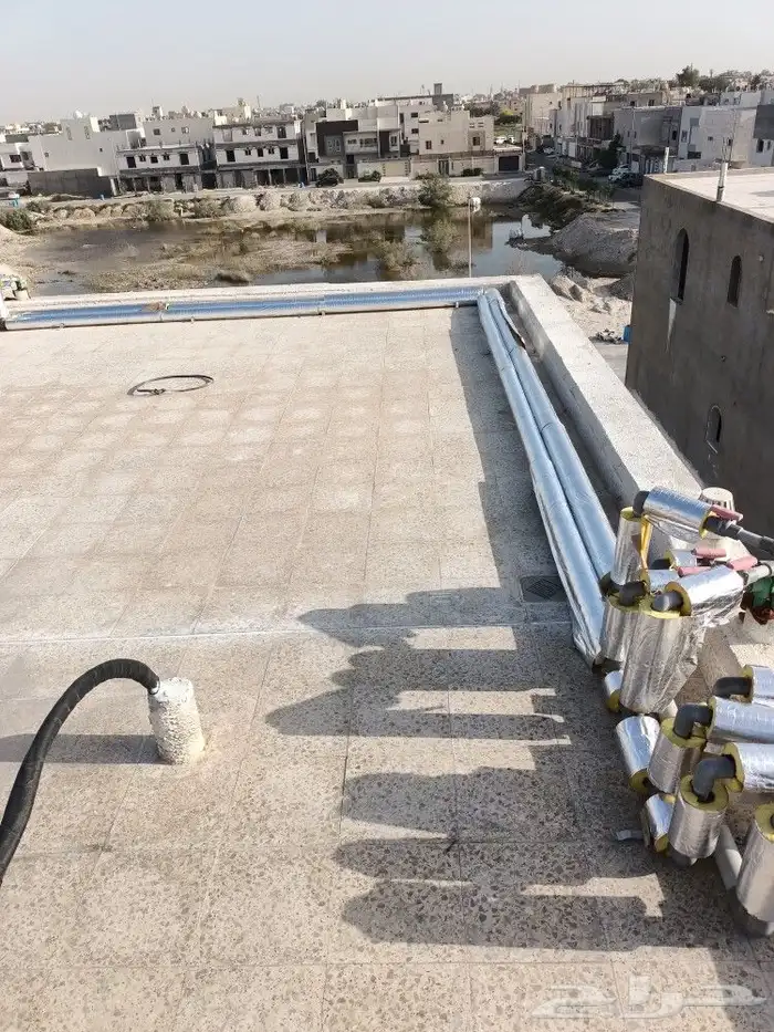 تغليف وعوازل مواسير المياه من الحرارة وعزلها بالصوف الزجاجى 4