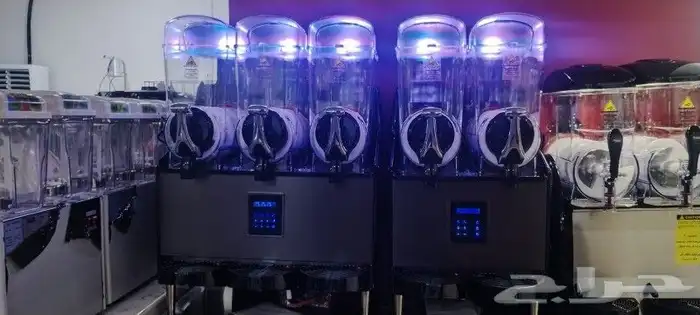 ماكينة سلاش حوضين و ثلاث أحواض 12 لتر لكل حوض 8