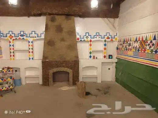 قط عسيري ترميم بيوت الطين تلبيس حجر 2