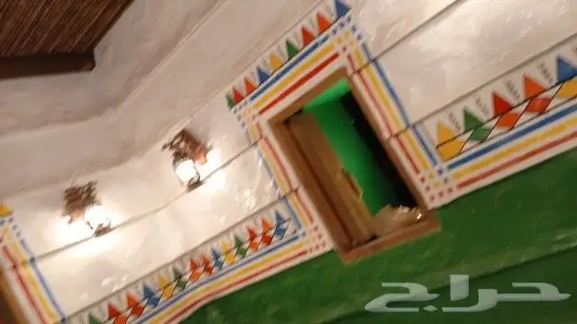 قط عسيري ترميم بيوت الطين تلبيس حجر 8