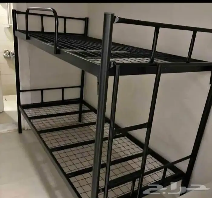 سرير حديد دور  100 سرير دورين ب 180 مراتب ضعط .60 12 سم.ب 70 1