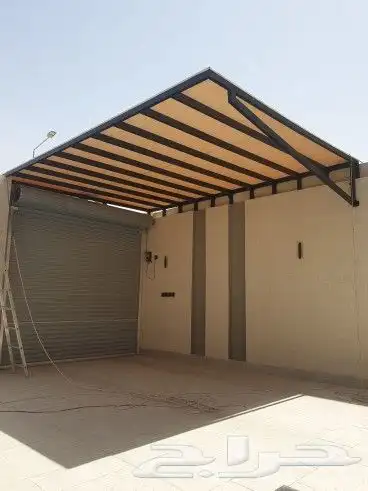 مظلات وسواتر وبرجولات جلسات خارجيه وبيوت شعر ملكي للمقاولات 4