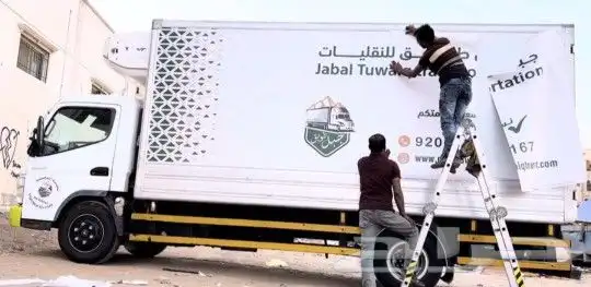 تركيب استكر سيارات ستكر سيارة طباعة تركيب استيكر سيارات دينا 7