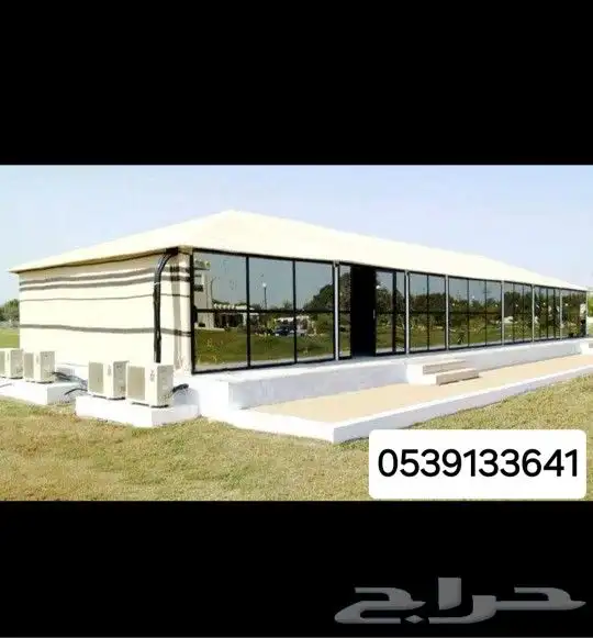 مظلات وسواتر وبرجولات جلسات خارجيه وبيوت شعر ملكي للمقاولات 14