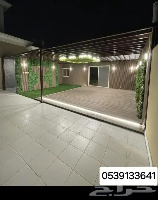 مظلات وسواتر وبرجولات جلسات خارجيه وبيوت شعر ملكي للمقاولات 11