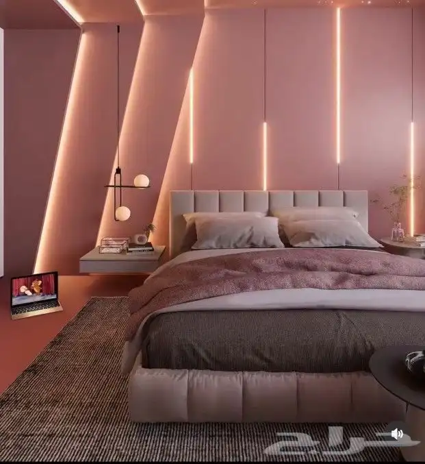 ديكور جميل لجدران غرفة النوم(VIP Bedroom back Decorations. 0