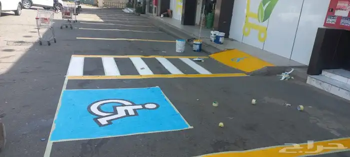 أعمال تخطيط الطرق ومواقف السيارات ومحطات البترول 0