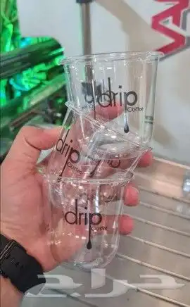 طباعة أكواب ورقية سنقل دبل أكواب بلاستيك حامل كوب 3