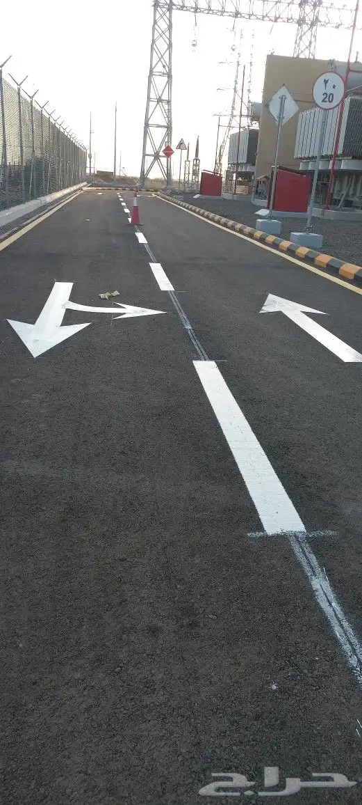 أعمال تخطيط الطرق ومواقف السيارات ومحطات البترول 2