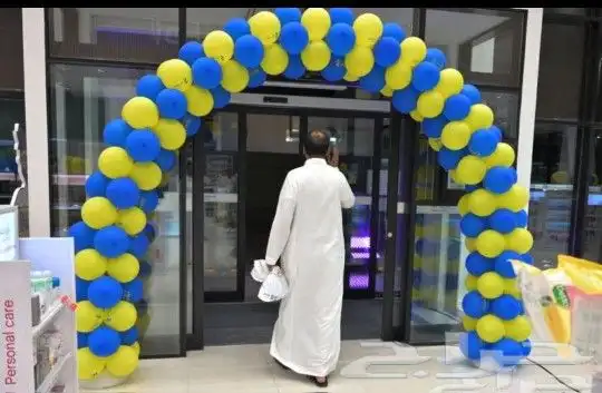 اضائه الوان وبالونات لتأجير إفتتاح محلات جديده 2