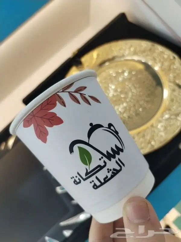 طباعة أكواب ورقية سنقل دبل أكواب بلاستيك حامل كوب 0
