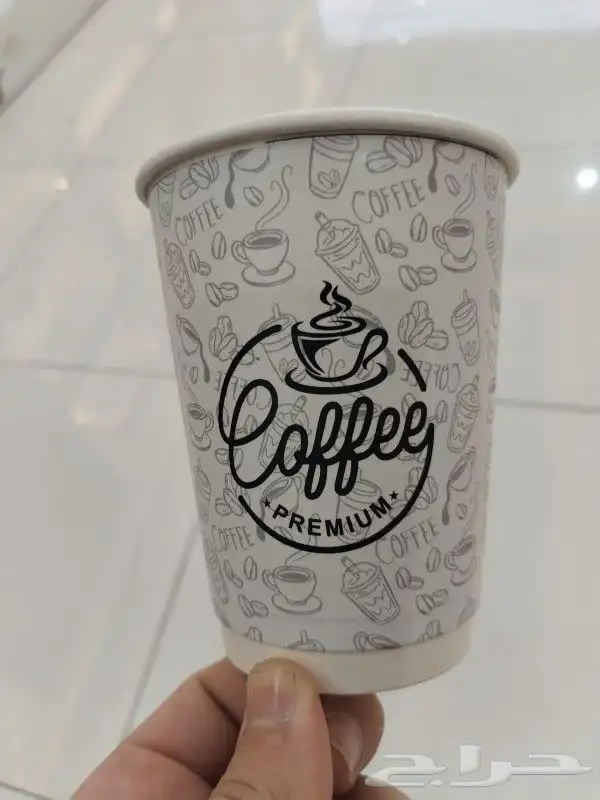 طباعة أكواب ورقية سنقل دبل أكواب بلاستيك حامل كوب 7