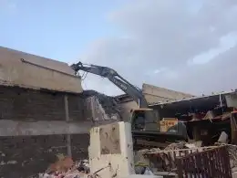 بوكلين للايجار قص اراضي في الرياض الخرح 2