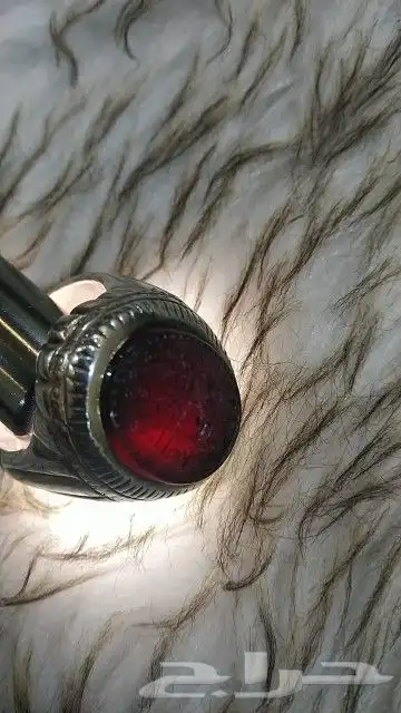 خاتم عقيق منقوش 5