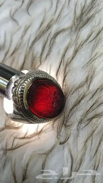 خاتم عقيق منقوش 3