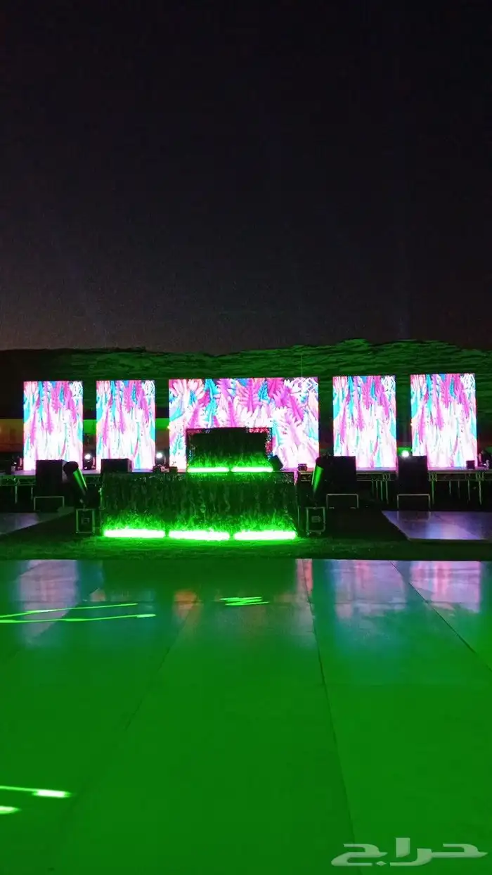تأجير شاشات واستيج وصوتيات وإضائه 7