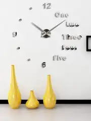 ساعات جداريه ثلاثيه الابعاد بحجم كبير 5