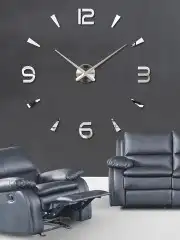 ساعات جداريه ثلاثيه الابعاد بحجم كبير 6
