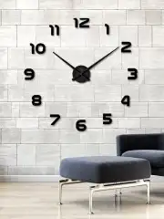 ساعات جداريه ثلاثيه الابعاد بحجم كبير 1