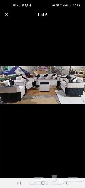 كنب جديد جاهز تفصيل المجلس تنجيد التواصل 10