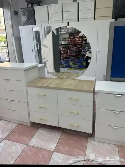 تسريحه و كومودينا و سرير و دولاب ملابس كل جديد 6