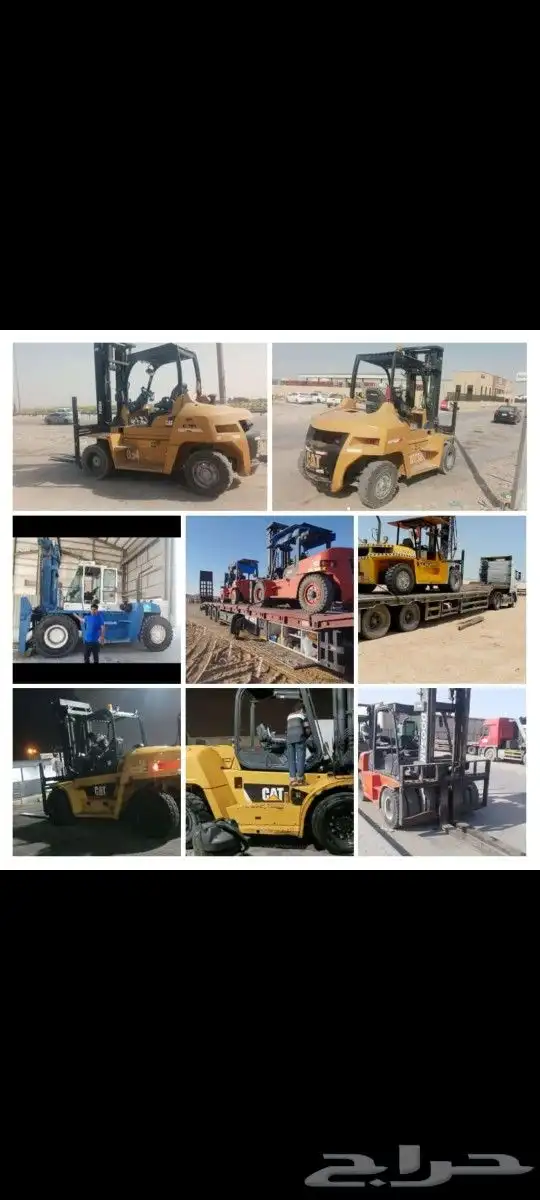 رافعه سكينه فوركلفت10طن لليجار بجميع الاطنان كرين ونش لليجار 5