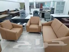Office furniture مكاتب كنبات استقبال كراسي كاونترات بارتشن 11