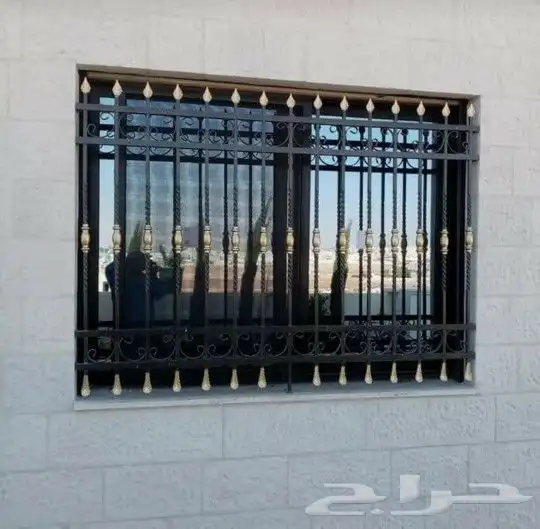 مظلات وسواتر هنناجر جميع اعمال الحداده 6