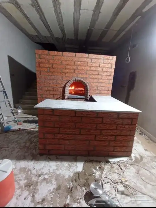 بناء مشبات ديكور مشب Marble fireplace decor 26