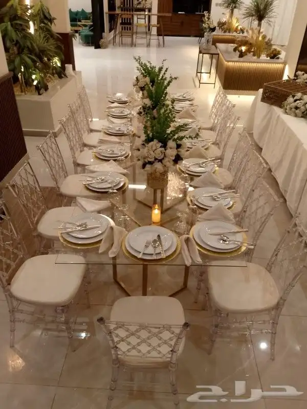 تأجير طاولات وكراسي وكنب وزل وسماعات ومكيفات ومخيمات 9