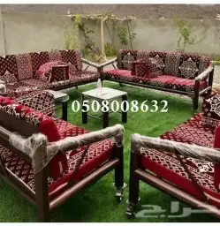 كراسي خارجية كراسي خشبيه خارجية حديد 8