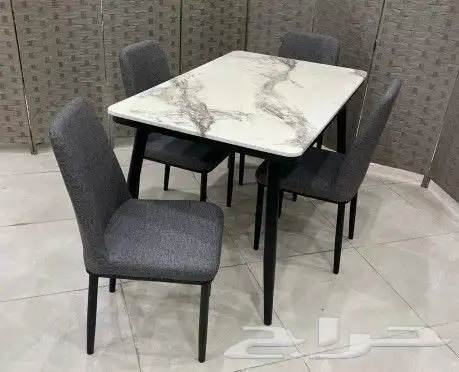 طاولات طعام جديدة 4 6 8 10 كراسي فخمة 9