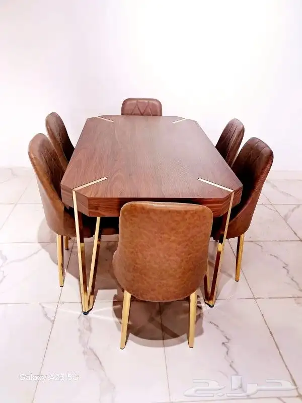 طاولات طعام جديدة 4 6 8 10 كراسي فخمة 11