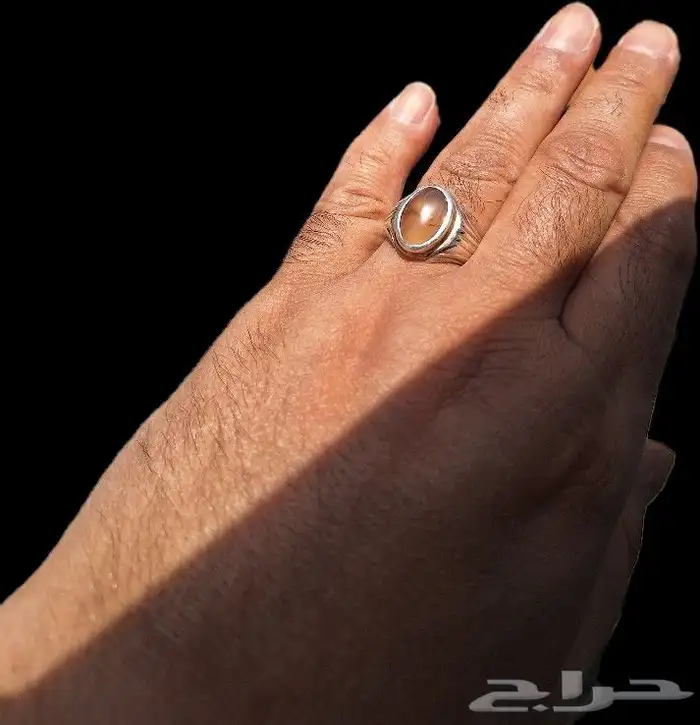 خاتم كفو وحجر عقيق يماني جميل جدا 1