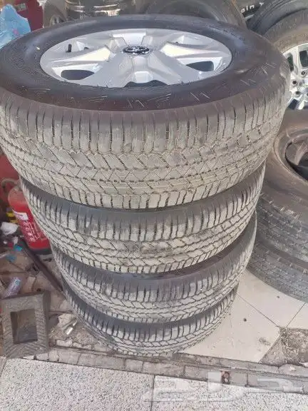 جنوط جيب لاندكروزر مع الكفرات موديل 2024 اصلي وكالة 3