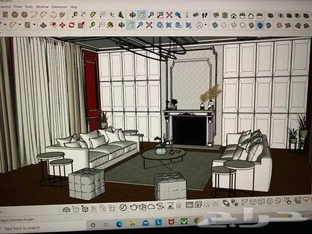 مصمم 3d ديكورات خارجيه و داخليه 7