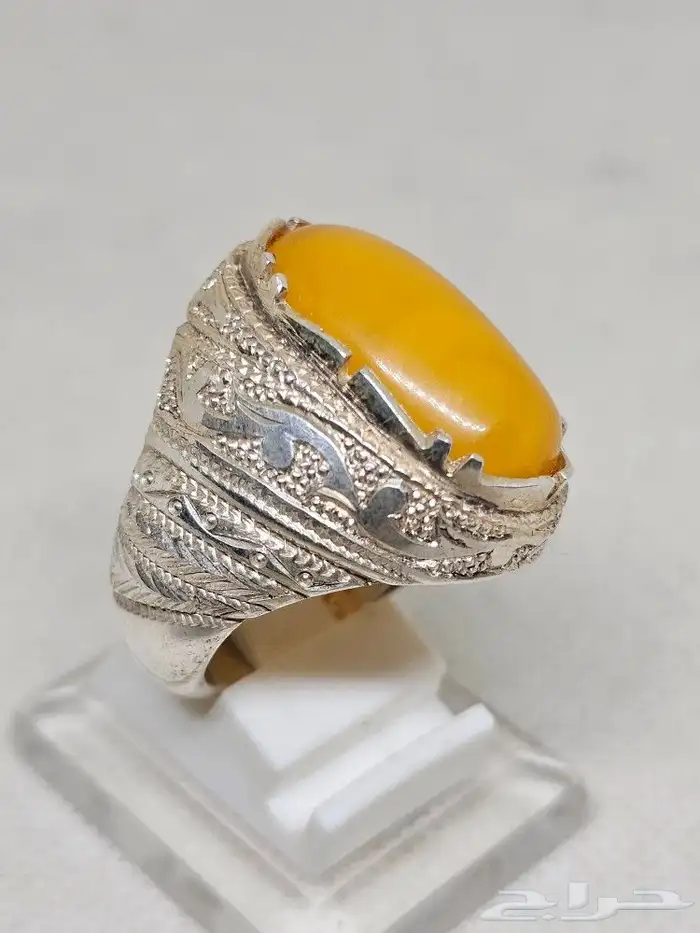 خواتم كهرمان طبيعي حر 5