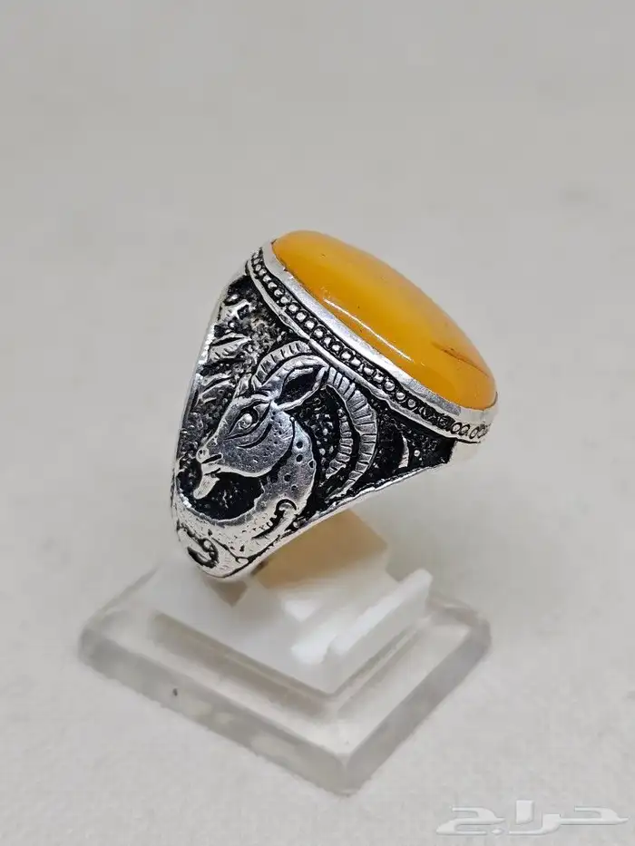 خواتم كهرمان طبيعي حر 1