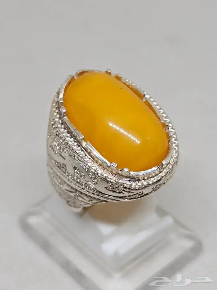 خواتم كهرمان طبيعي حر 4