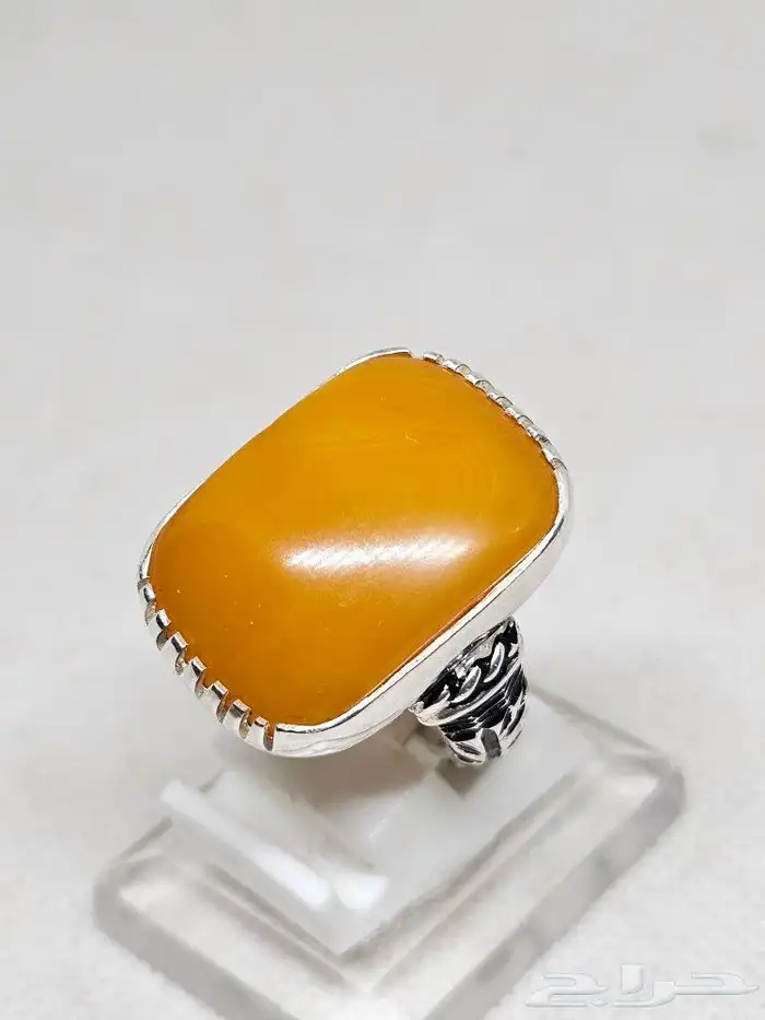 خواتم كهرمان طبيعي حر 6