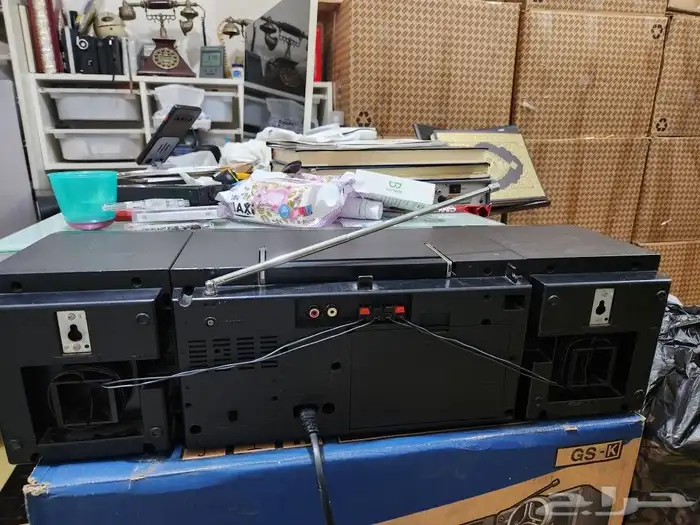 سجل ناشونال مع راديو شريط واحد استريو 5