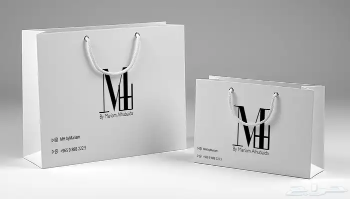 طباعة بكج عباية أكياس عباية مطبعة كيس عبايات بوكسات عباية 2