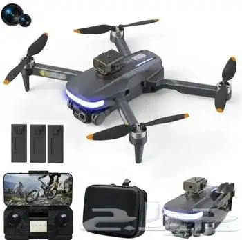 طائرة درون تحكم عن بعد بها كاميرا ثلاثية عالية الدقة 5G 0