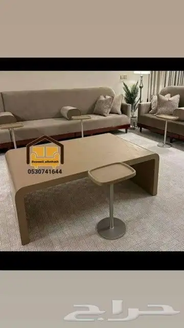 طاولات قهوة طاولات خدمة طاولة قهوة خشب قشرة الجوز ركن كوفي 30