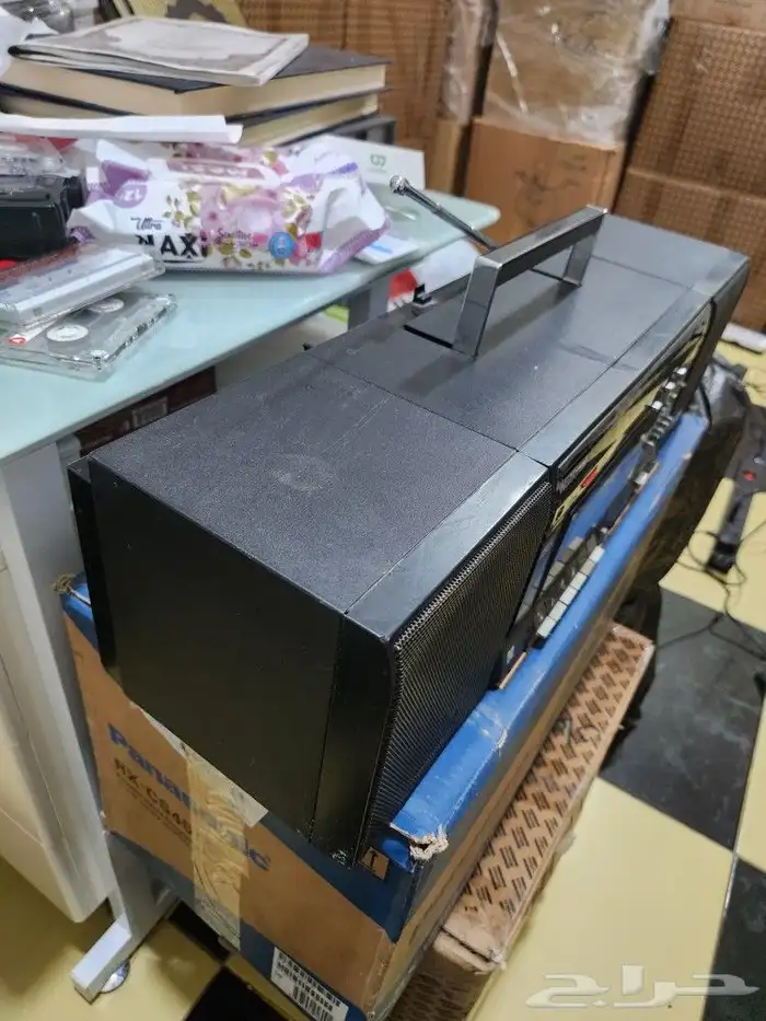 سجل ناشونال مع راديو شريط واحد استريو 4