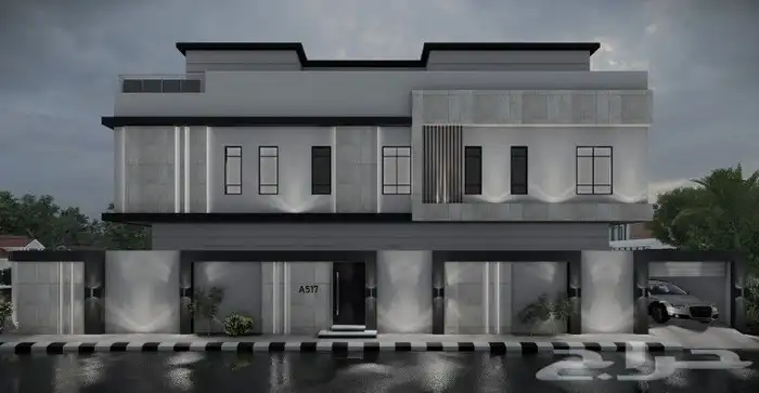 تصميم واجهات فلل و تصميم داخلي و تصميم حدائق 2